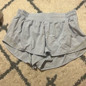 Lululemon Hotty Hot shorts length 2.5, size 8, color light periwinkle